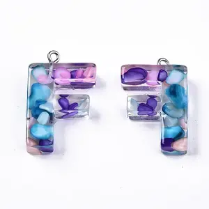 Transparent Epoxy Resin Pendants