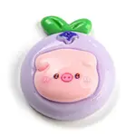Pig Theme Opaque Resin Cabochons