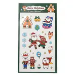 Christmas Theme PET Plastic Stickers
