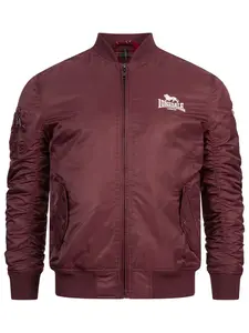 LONSDALE Prechodná bunda 'Tern Hill'  červená / biela