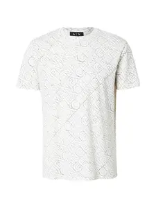 ARMANI EXCHANGE Tričko  čierna / biela
