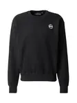 ALPHA INDUSTRIES Mikina 'Studio'  čierna / biela