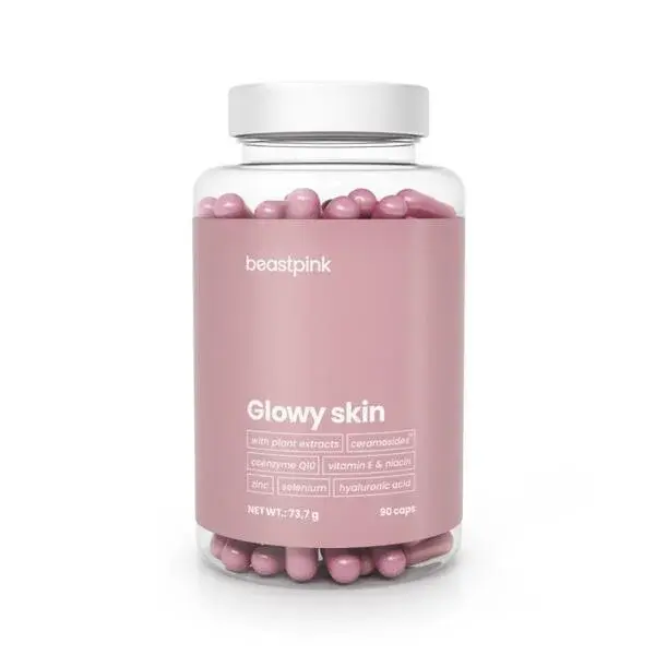 Glowy Skin BeastPink, 90 kapslí