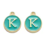 Golden Plated Alloy Enamel Charms