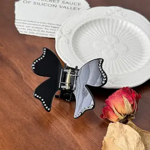 Cellulose Acetate & Iron Claw Hair Clips