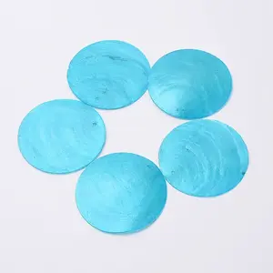 Dyed Freshwater Capiz Shell Big Pendants