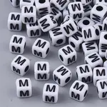White Opaque Acrylic Beads