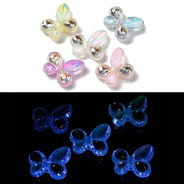 Luminous Transparent Acrylic Beads