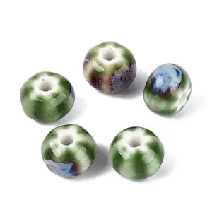 Vintage Handmade Porcelain Beads