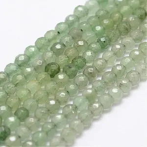 Natural Green Aventurine Beads Strands