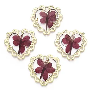 Alloy Epoxy Resin Pendants