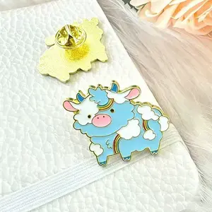 Cattle Enamel Pin