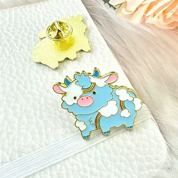 Cattle Enamel Pin