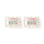 Printed Opaque Acrylic Beads