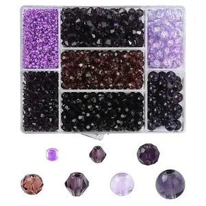 7 Styles Transparent Glass Beads
