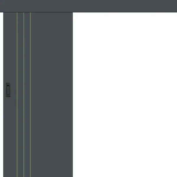 Posuvné dveře na stěnu Intersie Lux Olivová