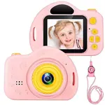 Mini dětský fotoaparát 1080P, růžový