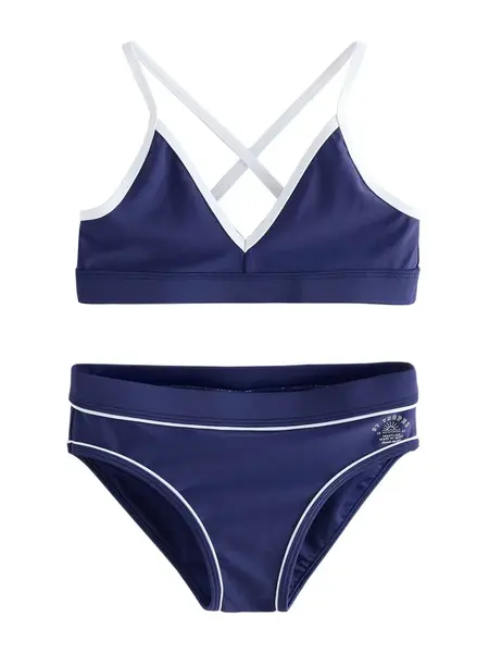 Next Bikiny  námornícka modrá / biela