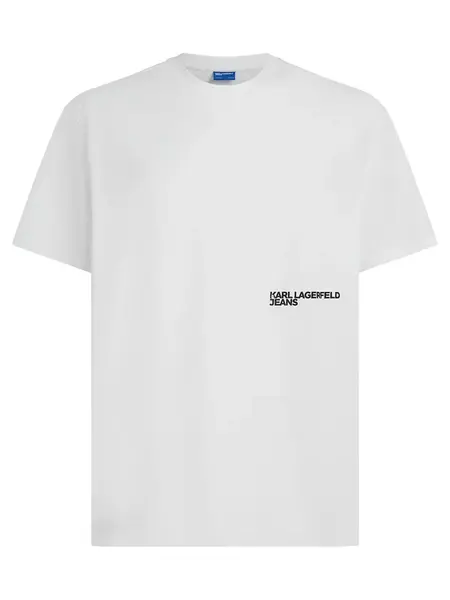 KARL LAGERFELD JEANS Tričko  čierna / biela