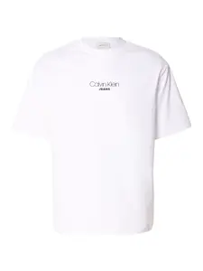 Calvin Klein Jeans Tričko  čierna / biela
