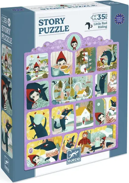 Příběhové puzzle Červená karkulka - 35 dílků