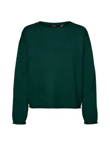 VERO MODA Sveter 'VMSABA'  tmavozelená