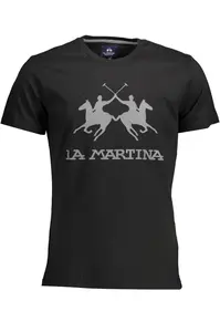 Černé pánské triko La Martina