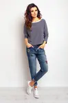 Infinite You Woman's Blouse M087 Grey