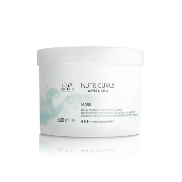 Maska pro kudrnaté vlasy Wella Professionals NutriCurls Waves  a  Curls Mask - 500 ml (99240061028) + dárek zdarma