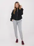Černá mikina na zip
