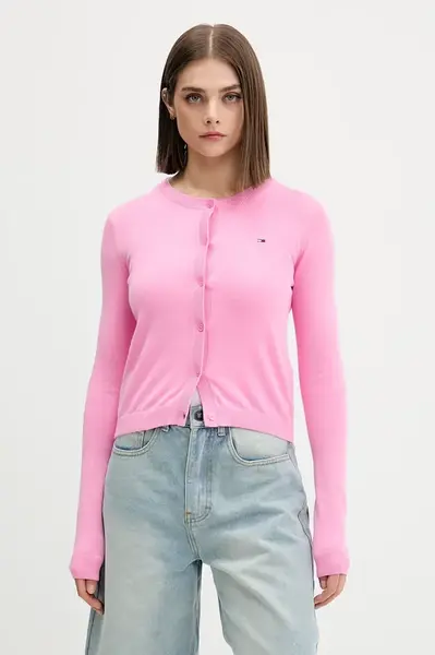 Tommy Jeans  kardigán dámsky bavlnený