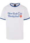 K1X Tričko 'NYC BB'  modrá / homárová / biela