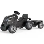 Smoby Šlapací traktor Farmer XL černý s vozíkem