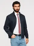 Pánska bunda Ombre Harrington - námornícka modrá