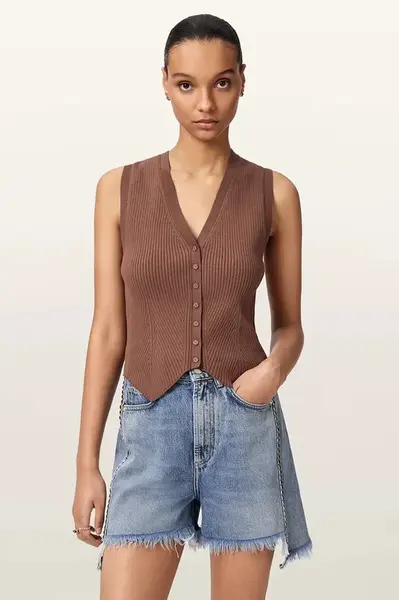 AllSaints top dámský z viskózy