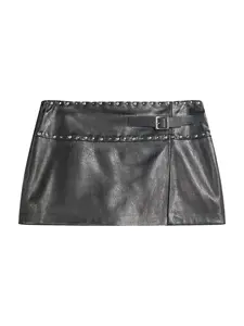 Bershka Sukňa  čierna