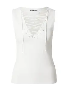 WEEKDAY Top 'Jay'  biela