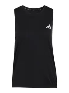 ADIDAS PERFORMANCE Športový top 'Ess'  čierna / biela