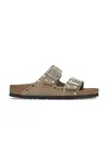 Semišové pantofle Birkenstock Arizona Rivet