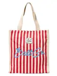 Funky Buddha Shopper  telová / svetlomodrá / krvavo červená