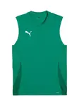 PUMA Funkčné tričko  zelená / biela