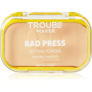 Trouble Maker Bad Press Setting Powder fixačný púder odtieň Click Bait Light 4.5 g