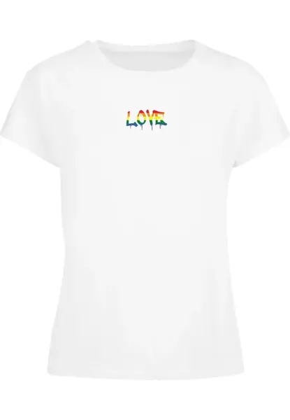 Merchcode Tričko 'Love Teddy'  žltá / červená / čierna / biela