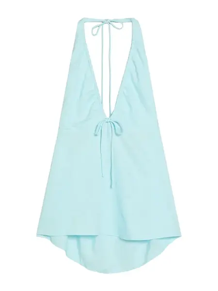 Bershka Top  svetlomodrá