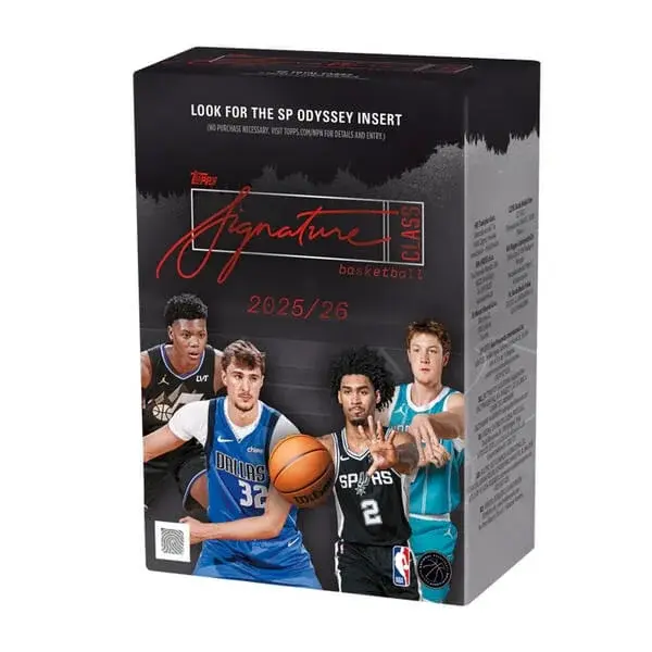 2025-2026 NBA karty Topps Signature Class Basketball Blaster Box