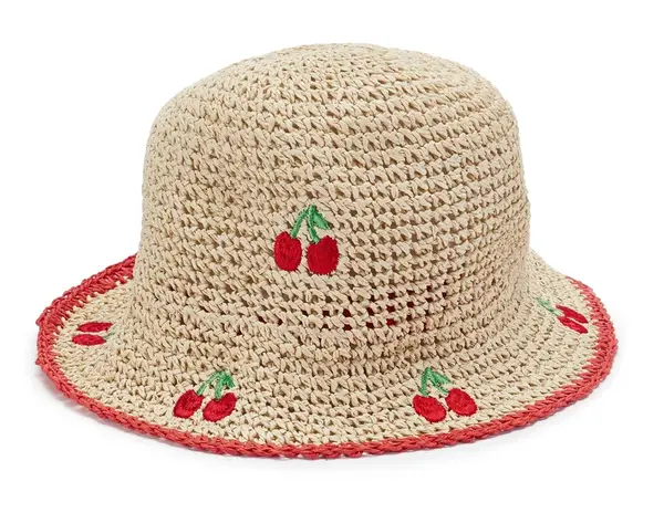 LSCN by LASCANA Klobúk  béžová / zelená / čerešňová