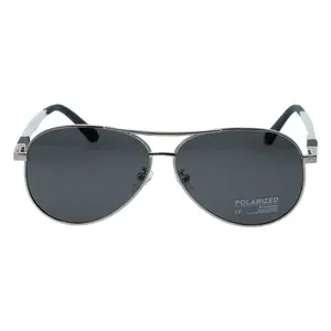 Unisex sluneční brýle Aviator Classic, stříbrné