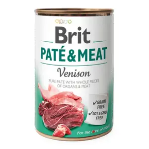 Brit konzerva Paté & Meat Venison 400 g | Konzerva pro psy