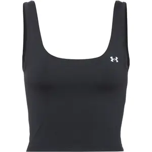 UNDER ARMOUR Športový top 'Motion'  čierna / biela