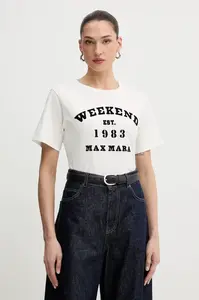 Weekend Max Mara Bavlnené tričko Weekend Max Mara TENUE